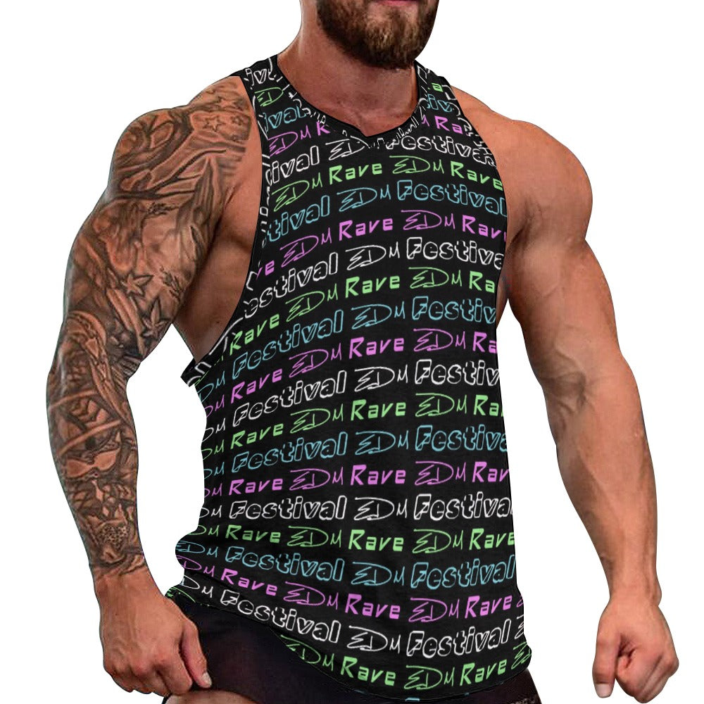 “EDM Rave Festival” Muscle Tank Top