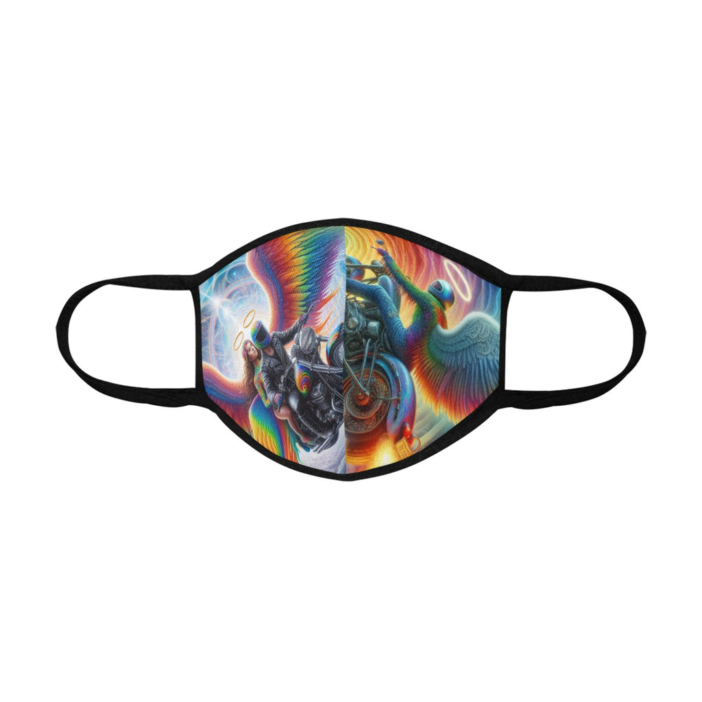 “Psychedelic Angels on Motorcycles” Face Mask – Pack of 5 with 10 Filter Elements