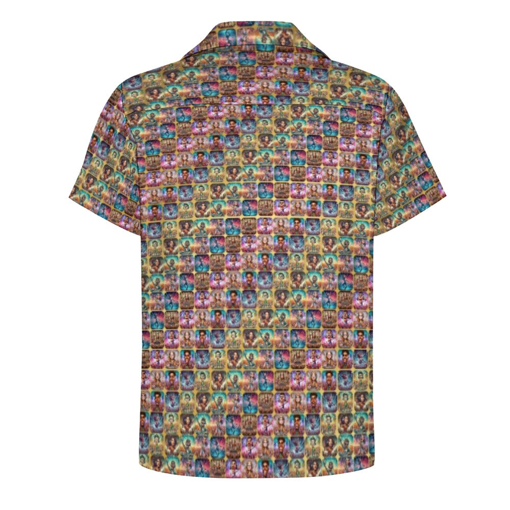 "Festival Fans" Cuban Lounge Shirt