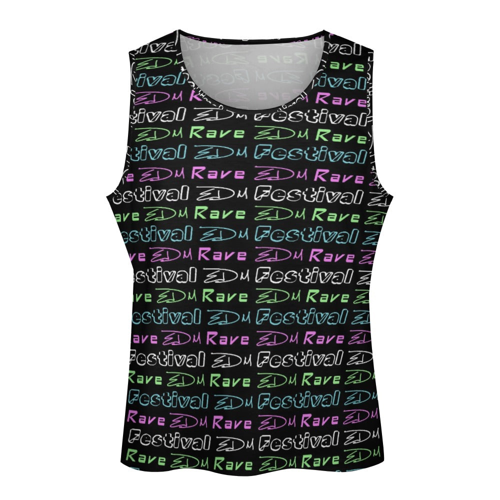 “EDM Rave Festival” Muscle Tank Top