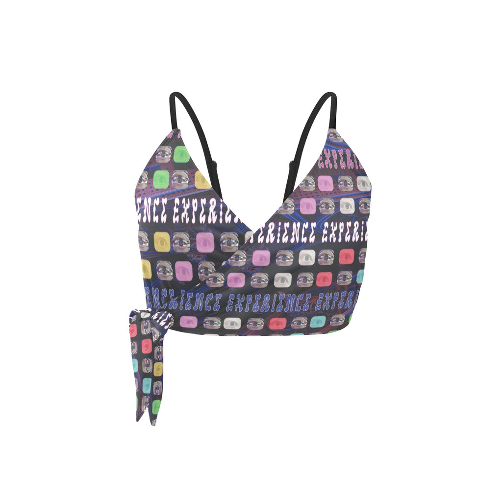 “The Experience” Festival Side Knot Bikini Top