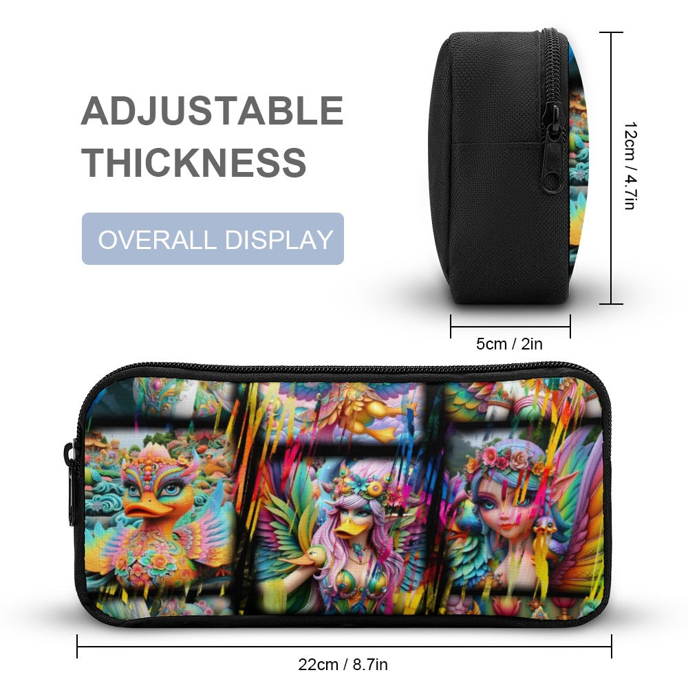 “Duck Fairies in a Storm of Colors” Backpack 3 Piece Set