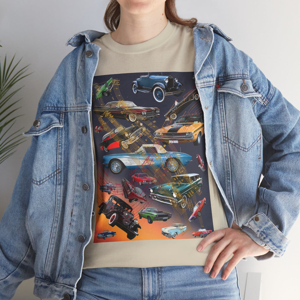 “Lucy’s Purple Muscles” Heavy Cotton T-Shirt