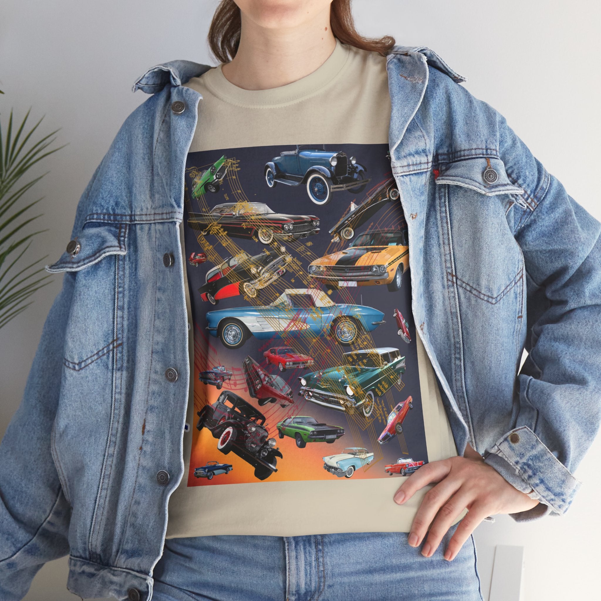 “Lucy’s Purple Muscles” Heavy Cotton T-Shirt