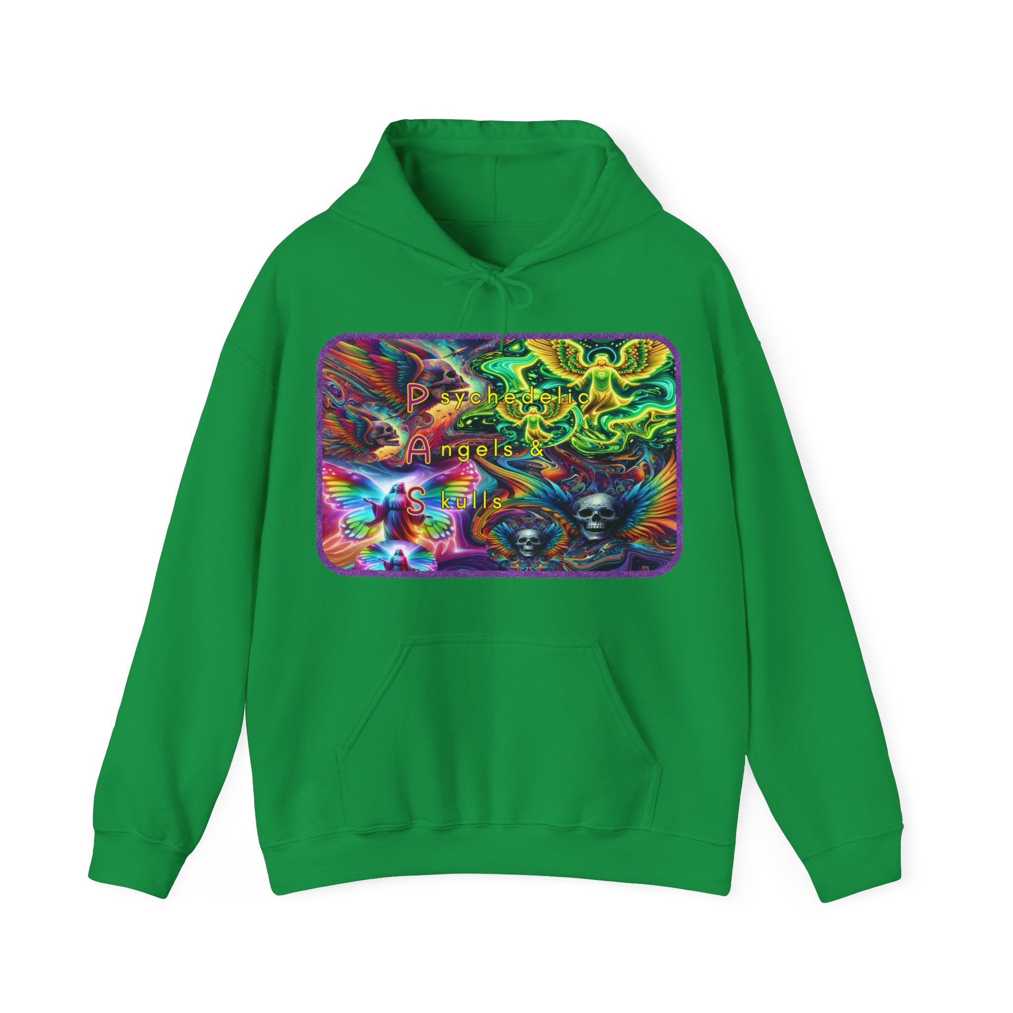 "Psychedelic Angels and Skulls" Men’s Hoodie
