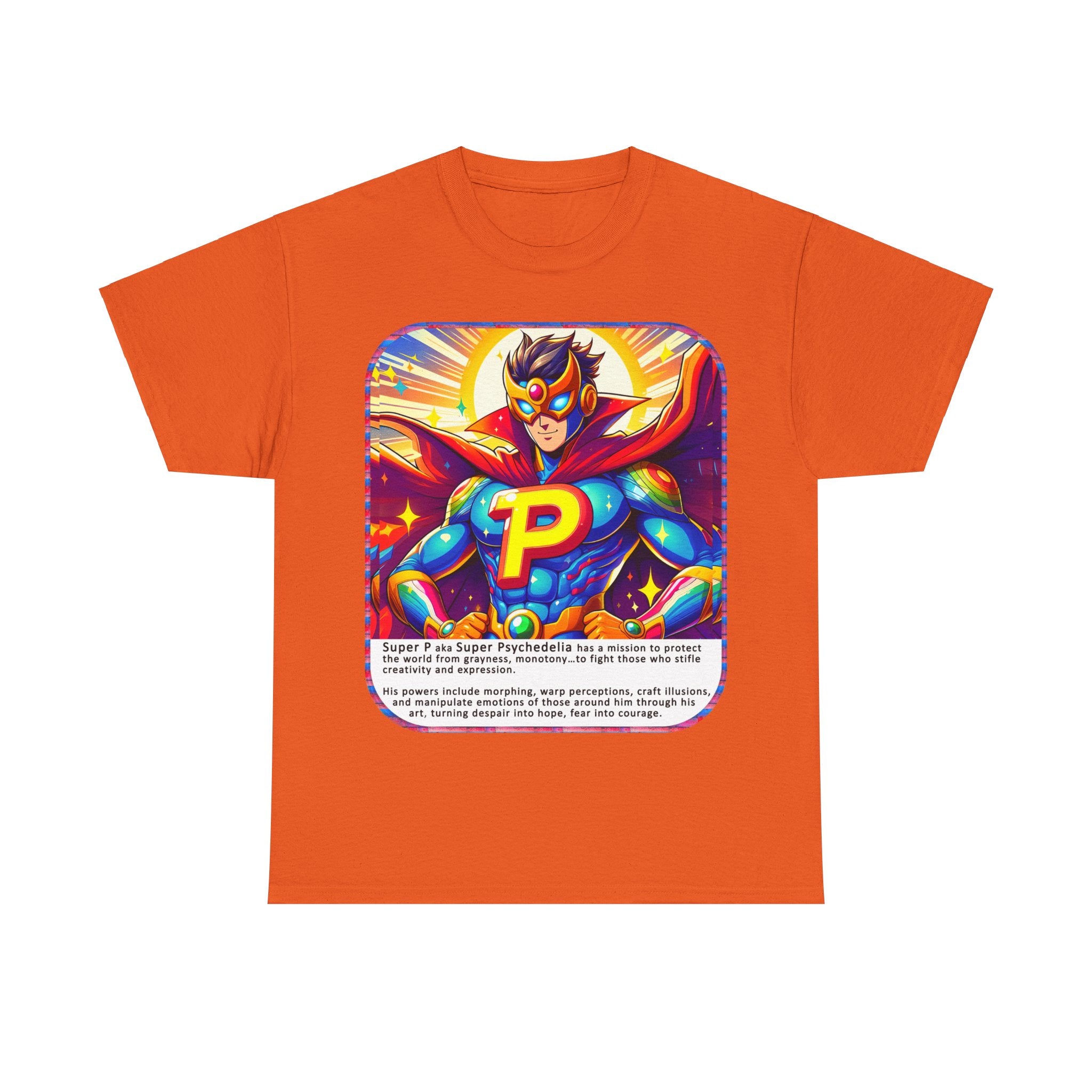 “Super P - Who - Chap 1 Ep 1” Heavy Cotton T-Shirt