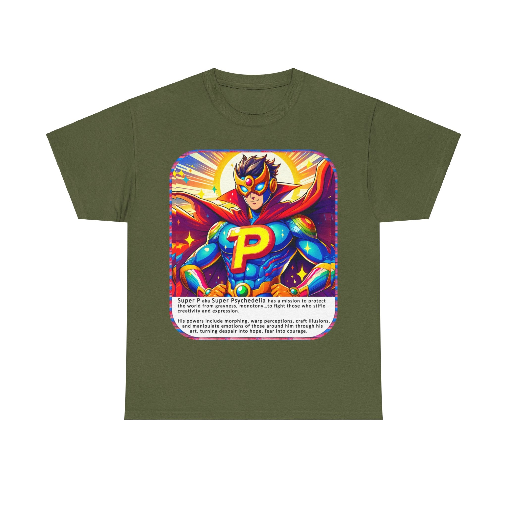 “Super P - Who - Chap 1 Ep 1” Heavy Cotton T-Shirt