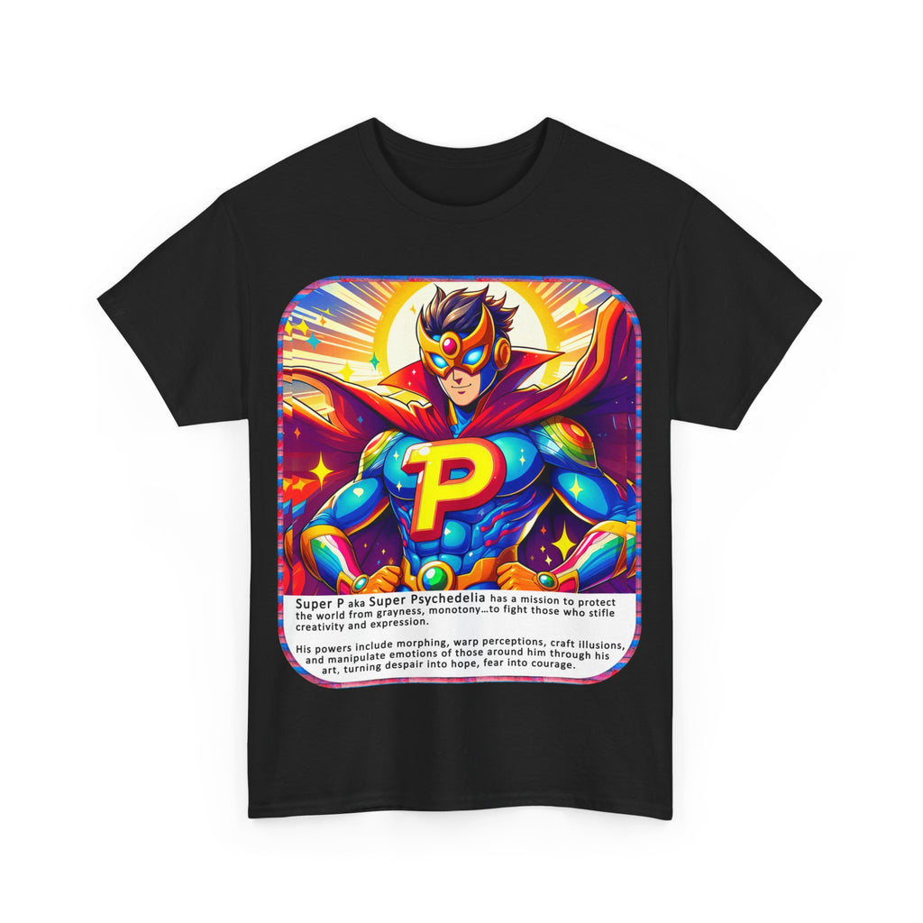 “Super P - Who - Chap 1 Ep 1” Heavy Cotton T-Shirt