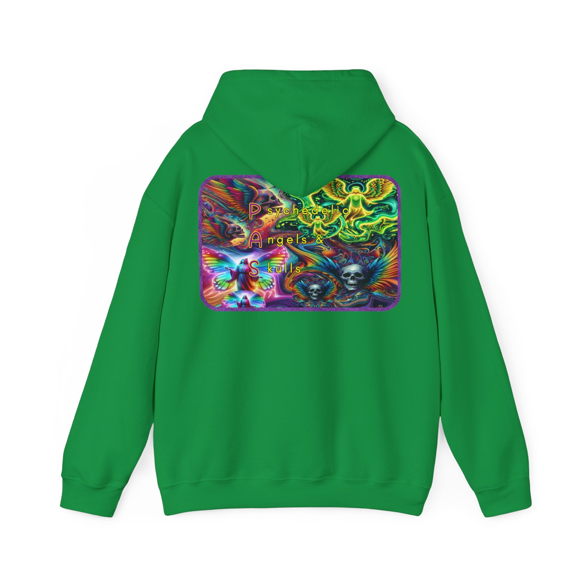 "Psychedelic Angels and Skulls" Men’s Hoodie