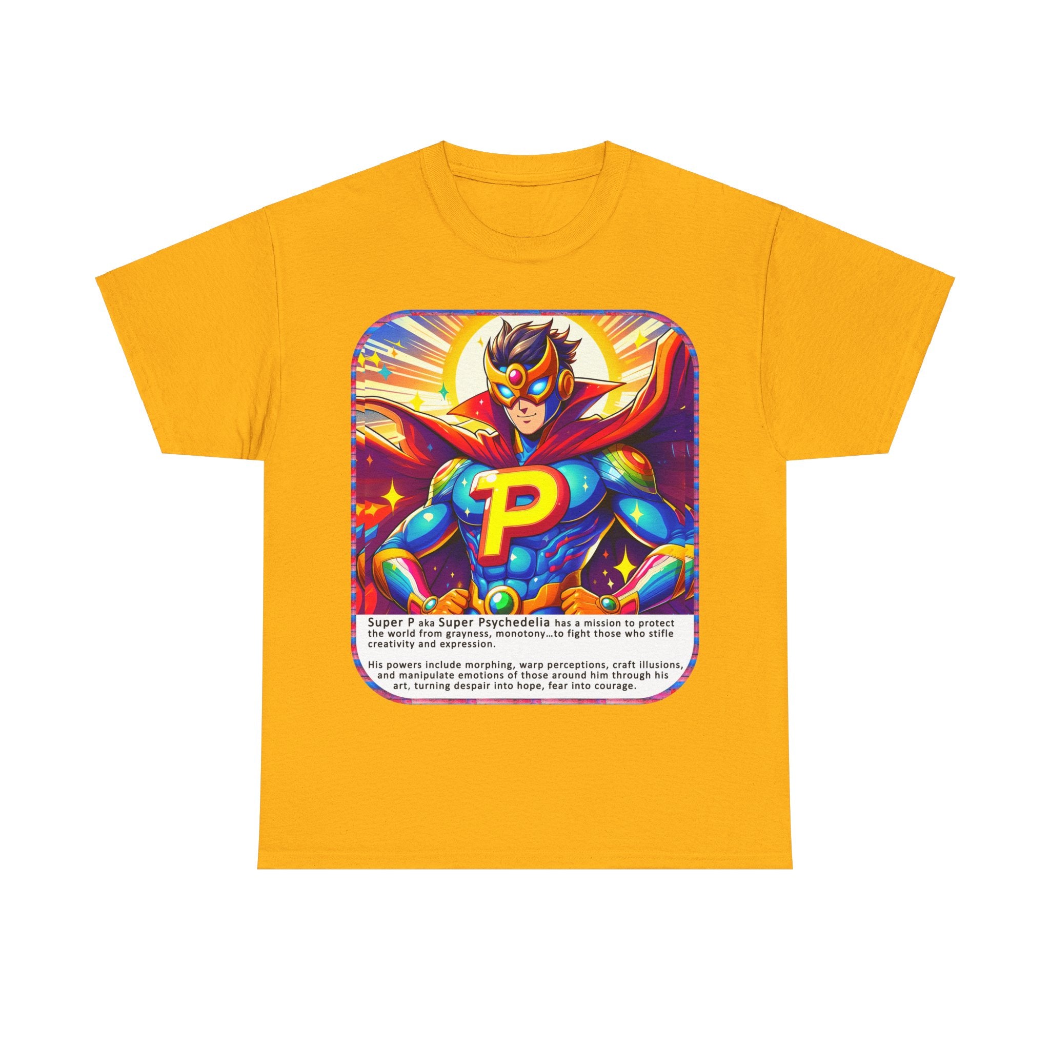 “Super P - Who - Chap 1 Ep 1” Heavy Cotton T-Shirt