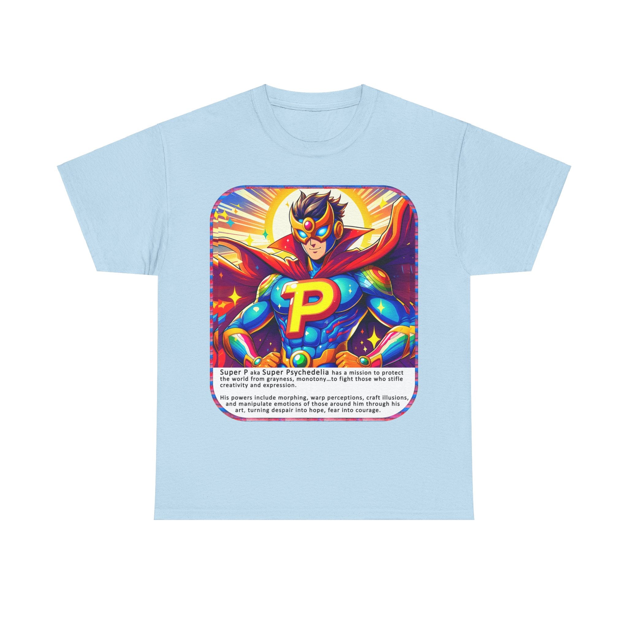 “Super P - Who - Chap 1 Ep 1” Heavy Cotton T-Shirt