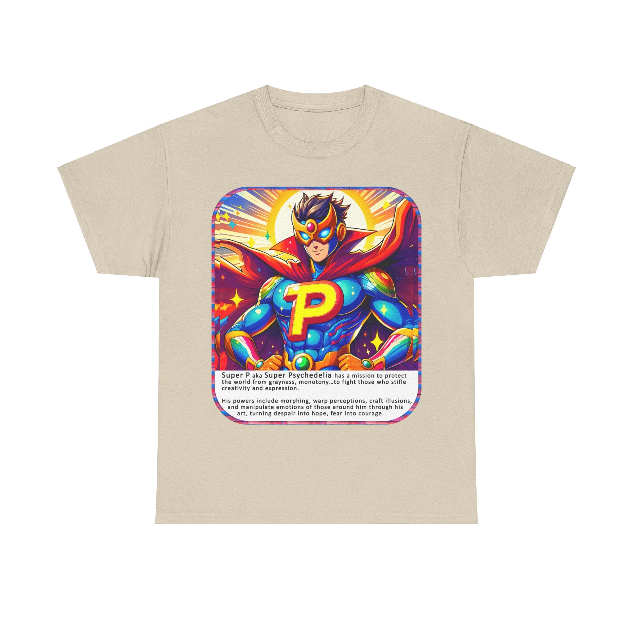 “Super P - Who - Chap 1 Ep 1” Heavy Cotton T-Shirt