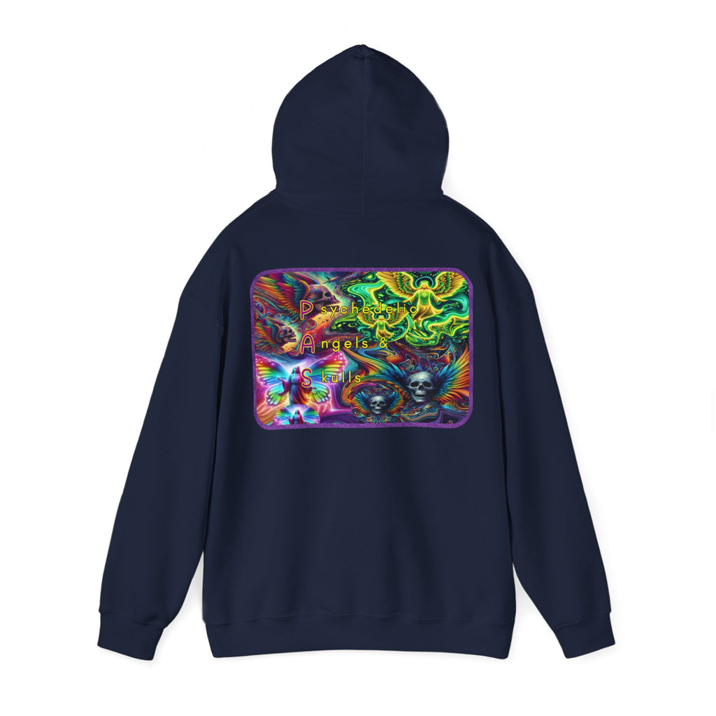 "Psychedelic Angels and Skulls" Men’s Hoodie