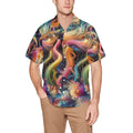 “Feathery Wisps” Men’s Lounge Shirt