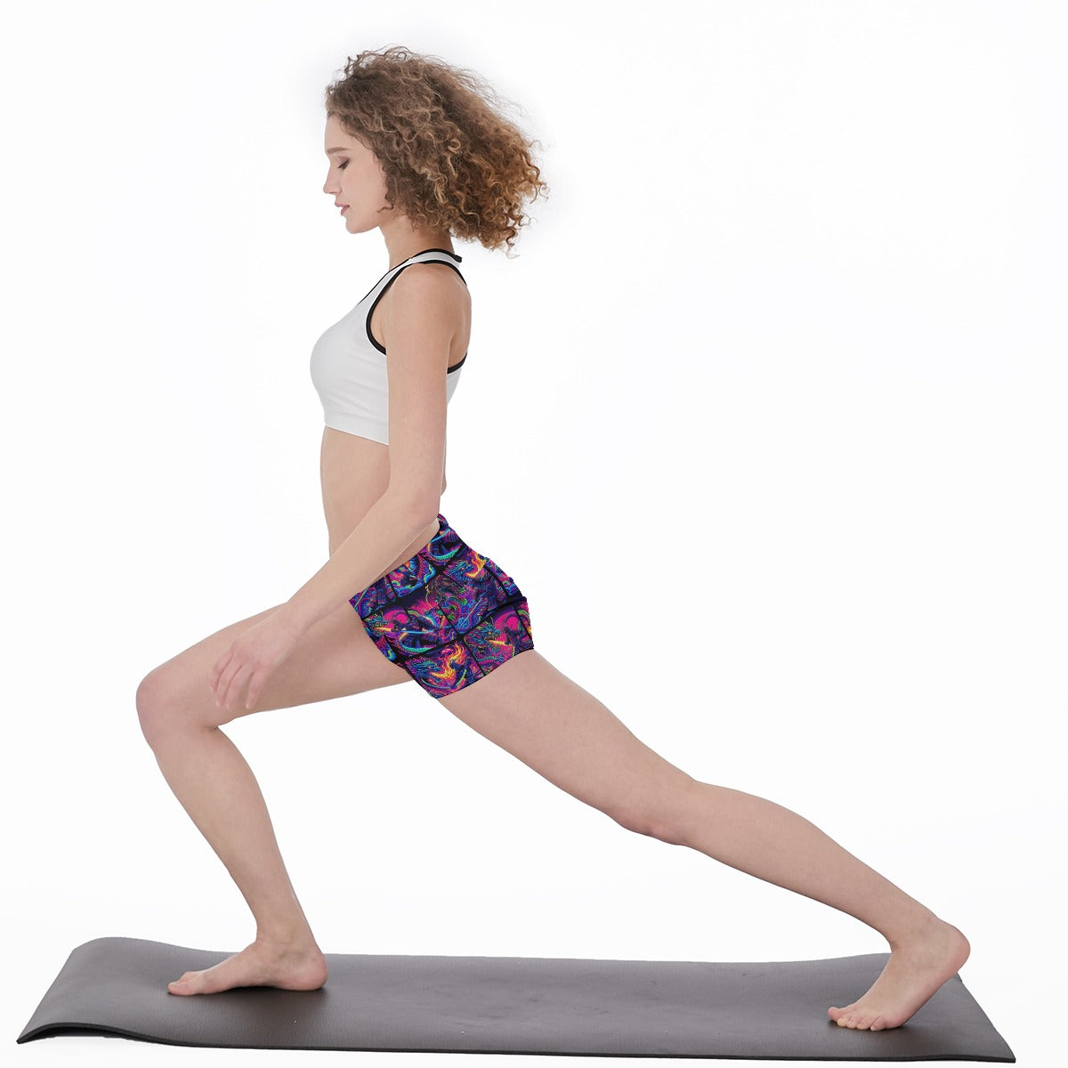 “Psychedelic Samurai Fighting Dragons” Women's Festival Short Shorts