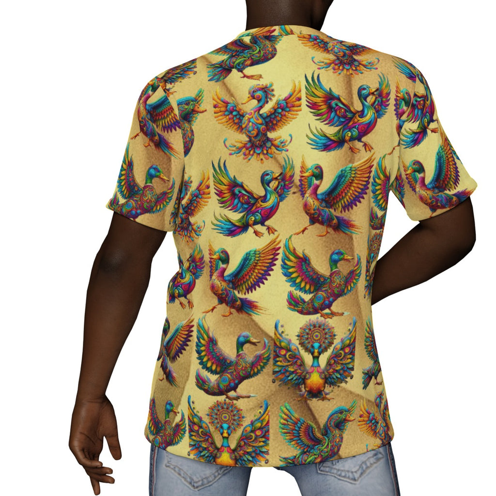 All-Over Print V-Neck T-Shirt