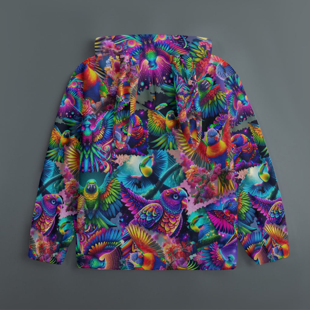 “Neon Aviary” Bunny Ears Long Sleeve Top