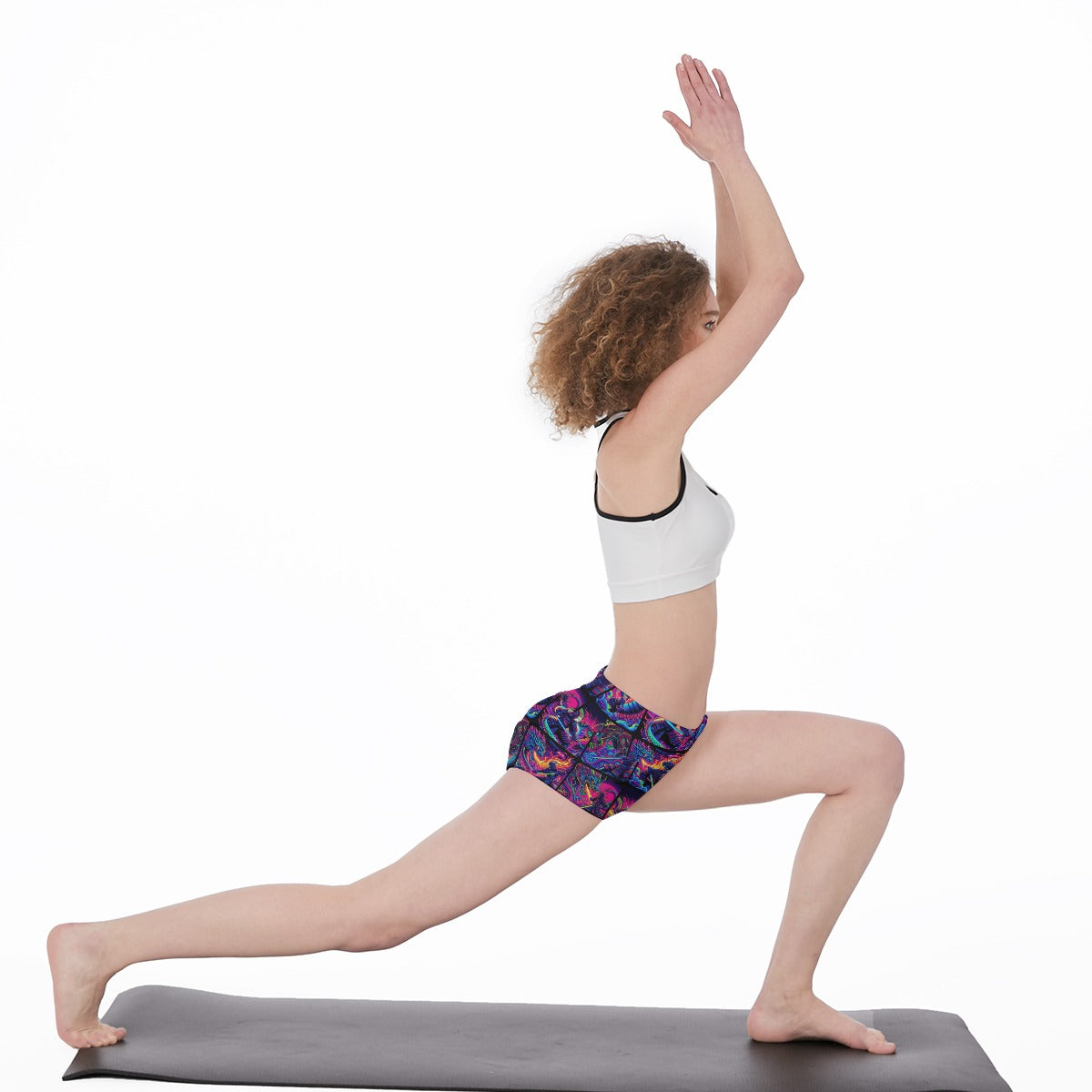 “Psychedelic Samurai Fighting Dragons” Women's Festival Short Shorts