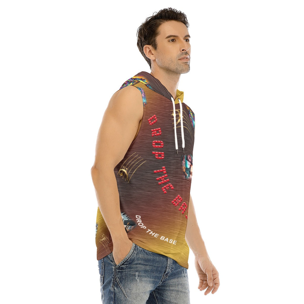 “Drop the Base” Hooded Sports Tank Top
