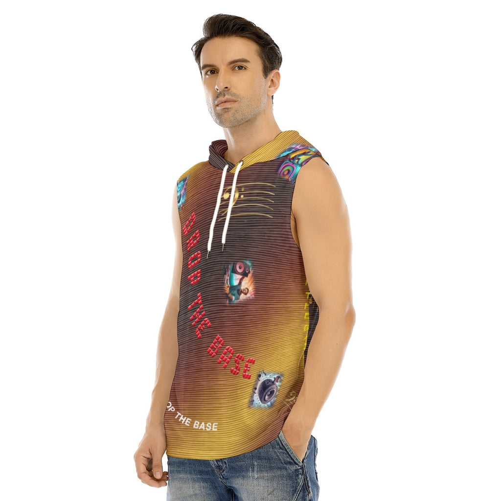 “Drop the Base” Hooded Sports Tank Top