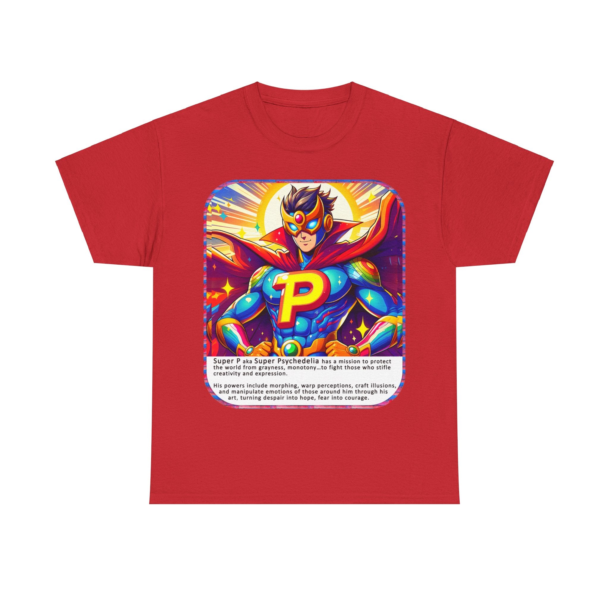 “Super P - Who - Chap 1 Ep 1” Heavy Cotton T-Shirt