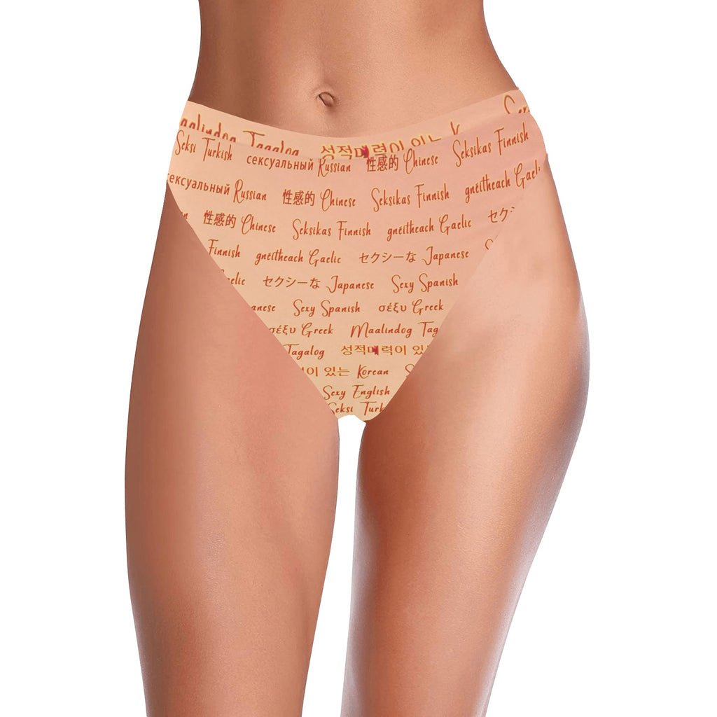 “Sexy” High-Waisted High-Cut Bikini Rave Bottom
