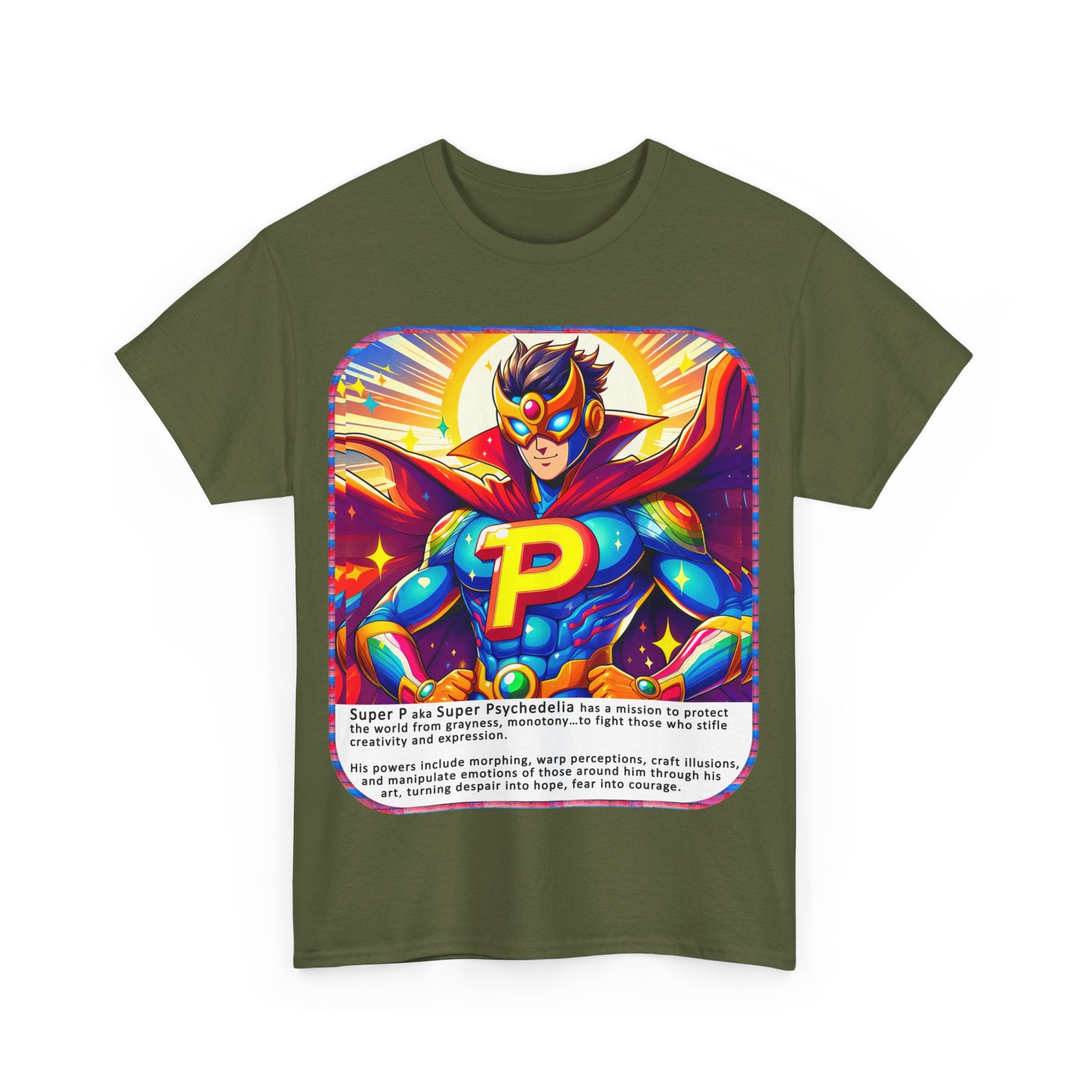 “Super P - Who - Chap 1 Ep 1” Heavy Cotton T-Shirt