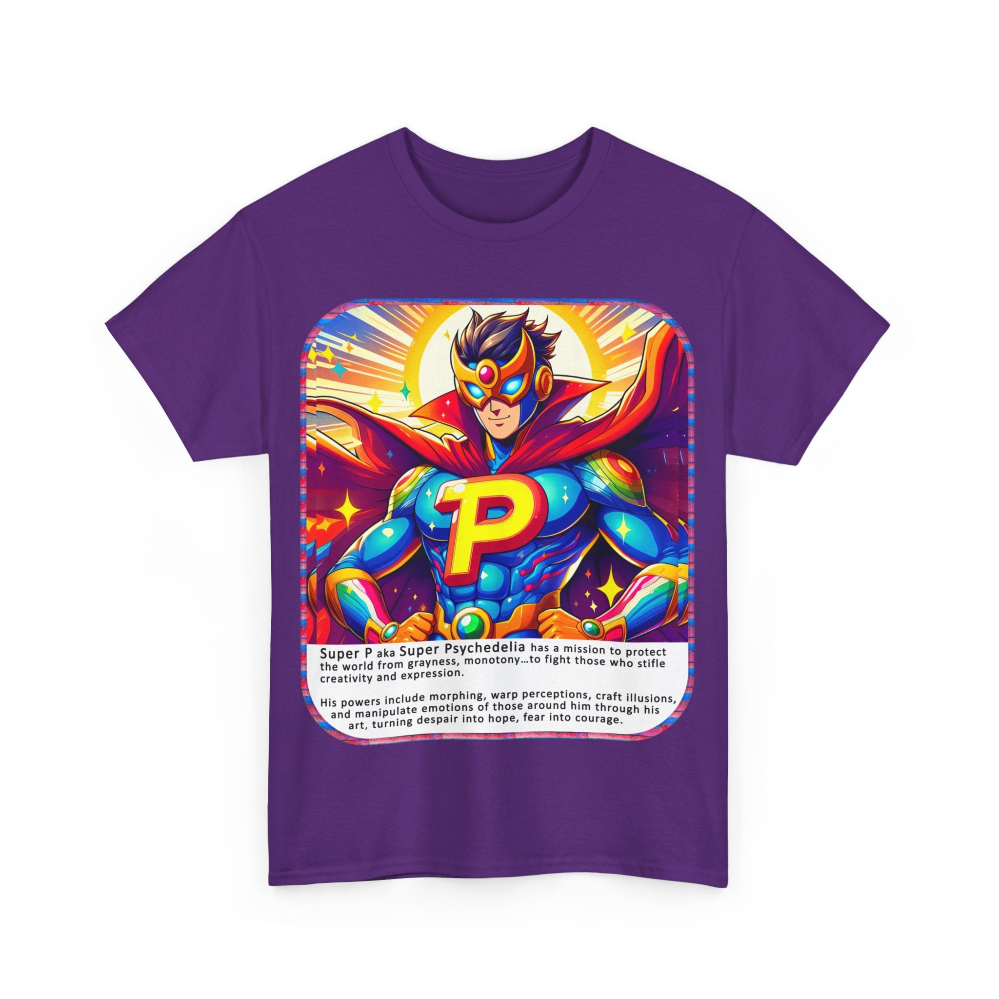 “Super P - Who - Chap 1 Ep 1” Heavy Cotton T-Shirt