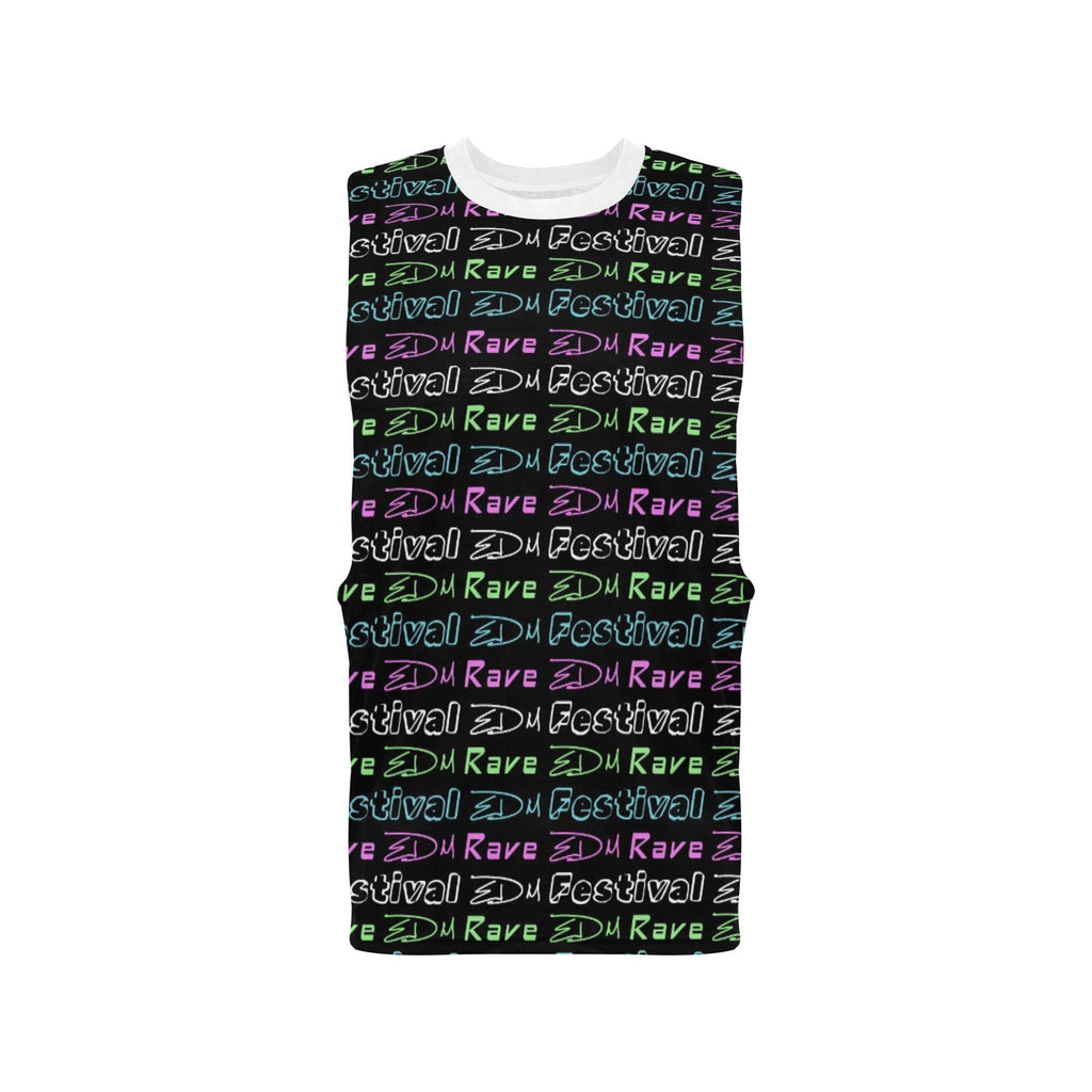 “EDM Rave Festival” Men's Open Side Tank Top