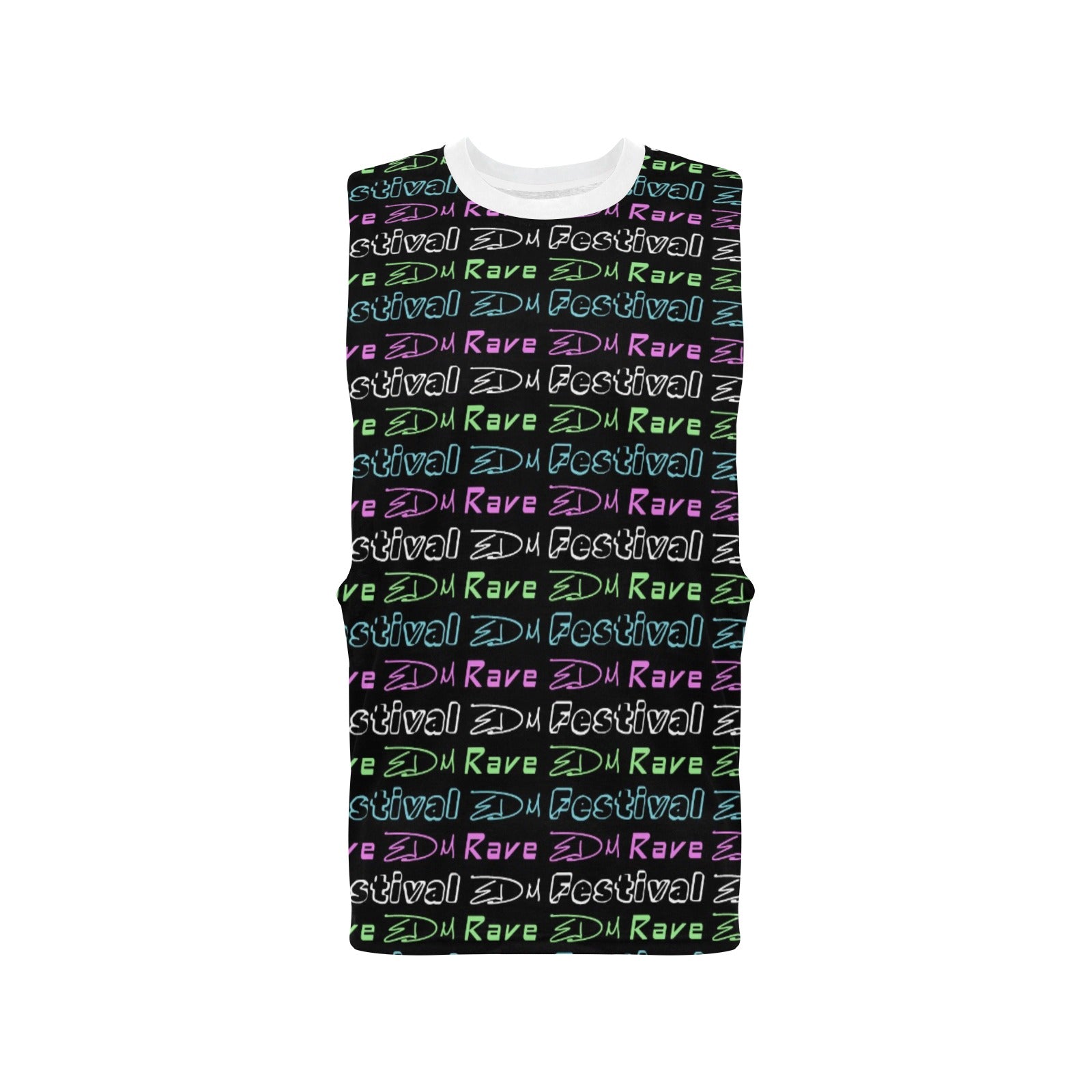 “EDM Rave Festival” Men's Open Side Tank Top