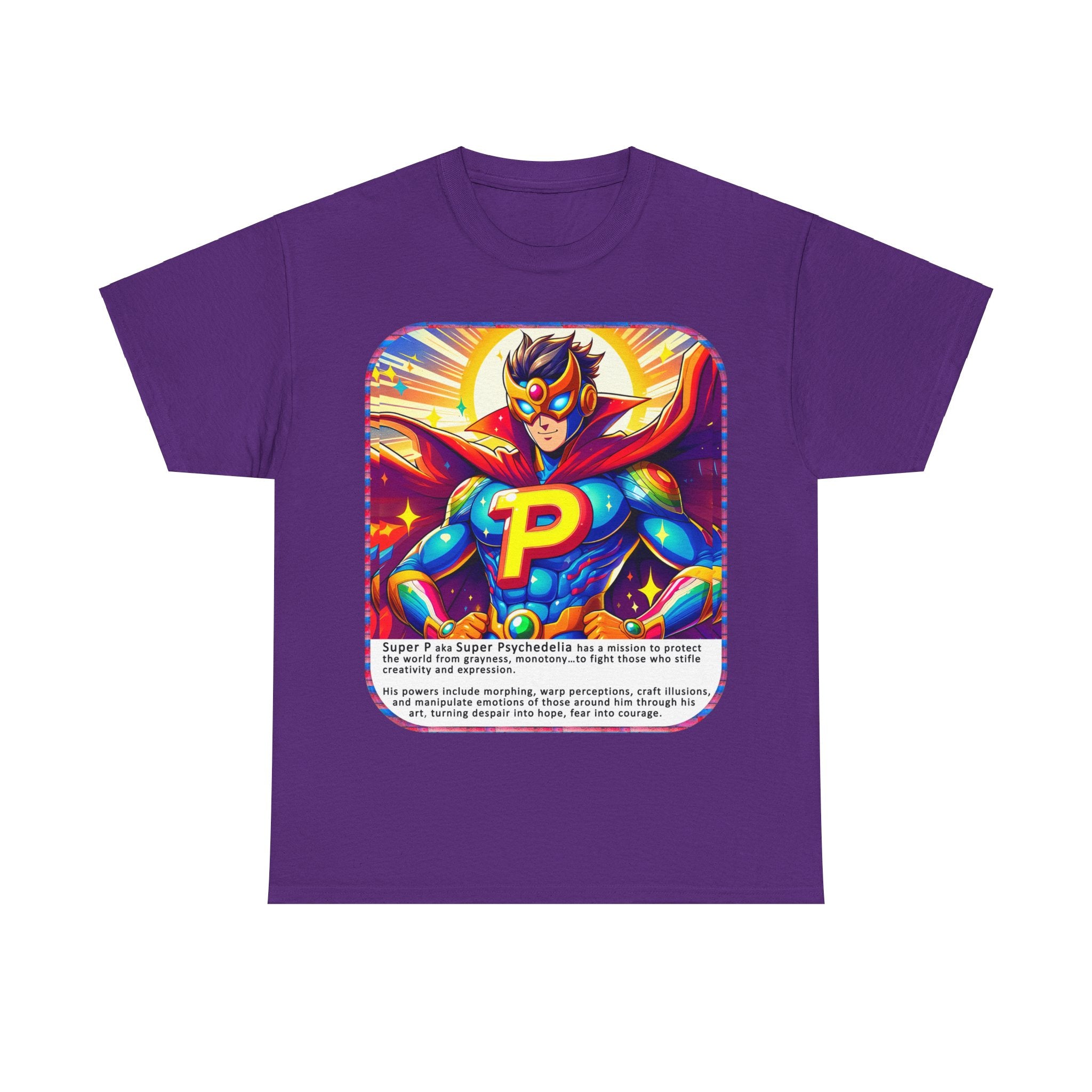 “Super P - Who - Chap 1 Ep 1” Heavy Cotton T-Shirt