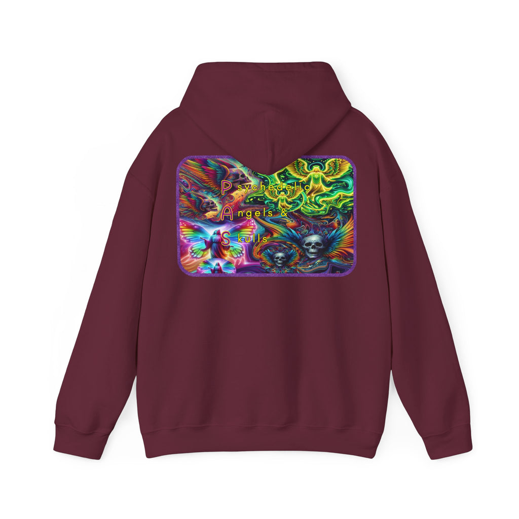 "Psychedelic Angels and Skulls" Men’s Hoodie
