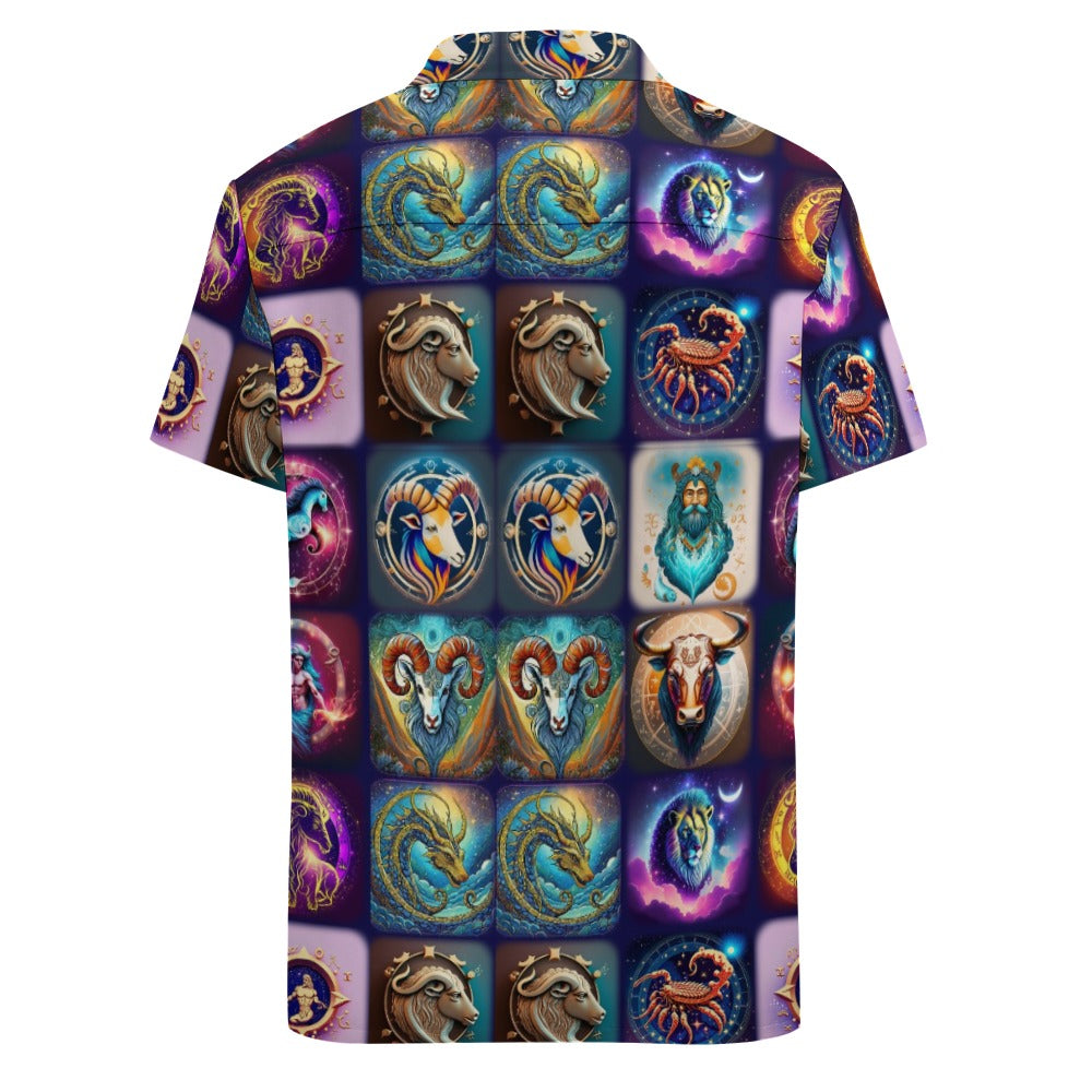 "Zodiac Aligned” Men’s Festival Lounge Shirt