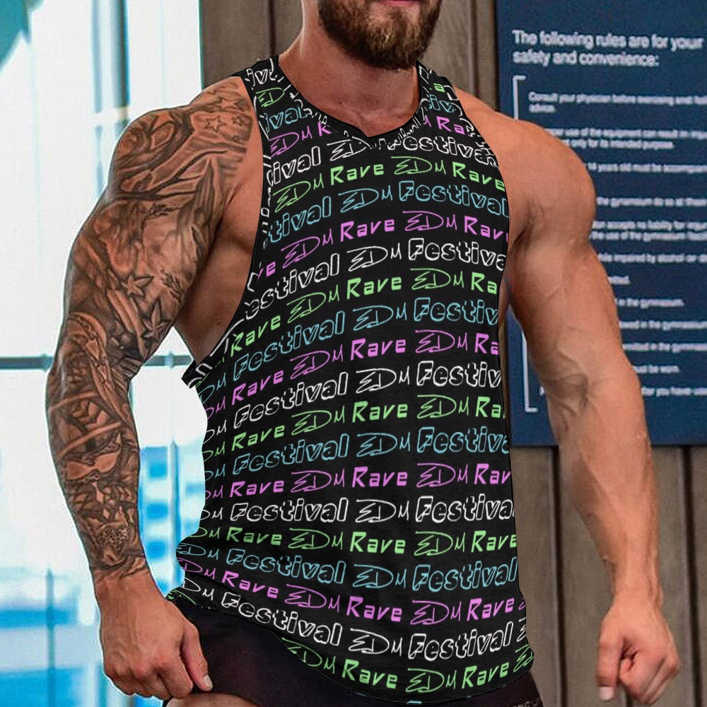 “EDM Rave Festival” Muscle Tank Top