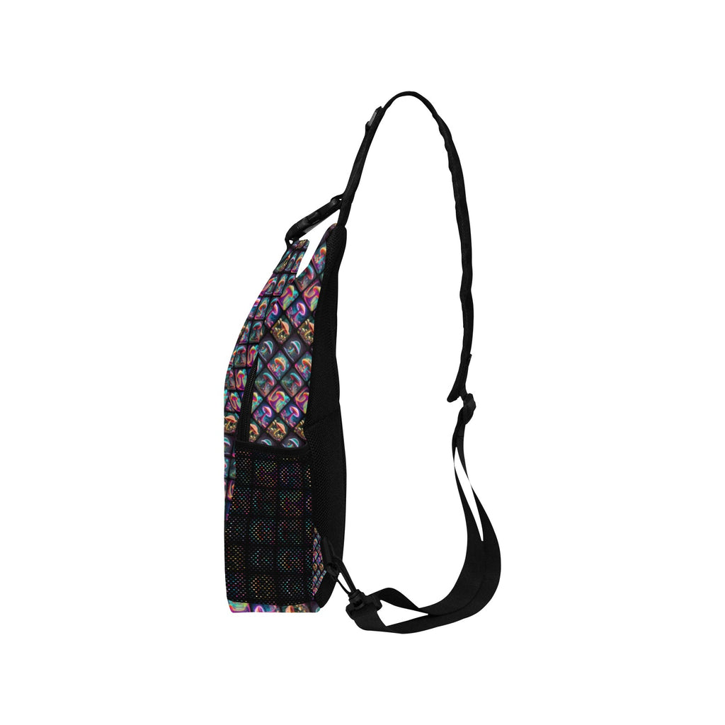 "Shroomin" Men's Easy Carry Festival Chest Bag