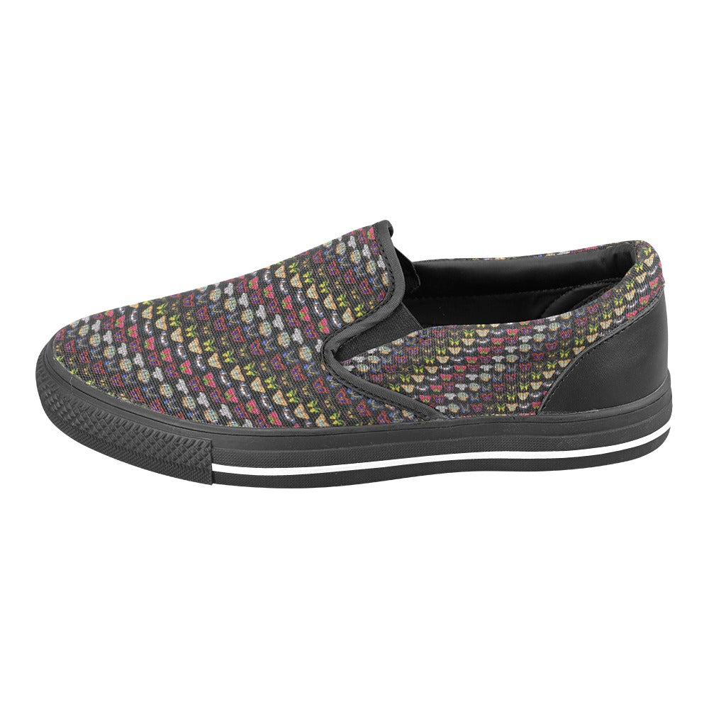 “Mariposa Mix” Women’s Slip-on Canvas Shoes