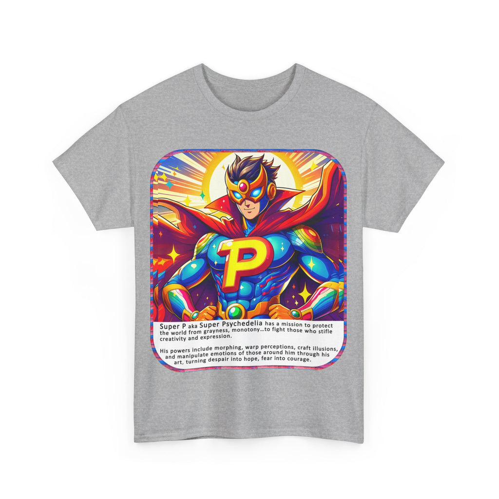 “Super P - Who - Chap 1 Ep 1” Heavy Cotton T-Shirt