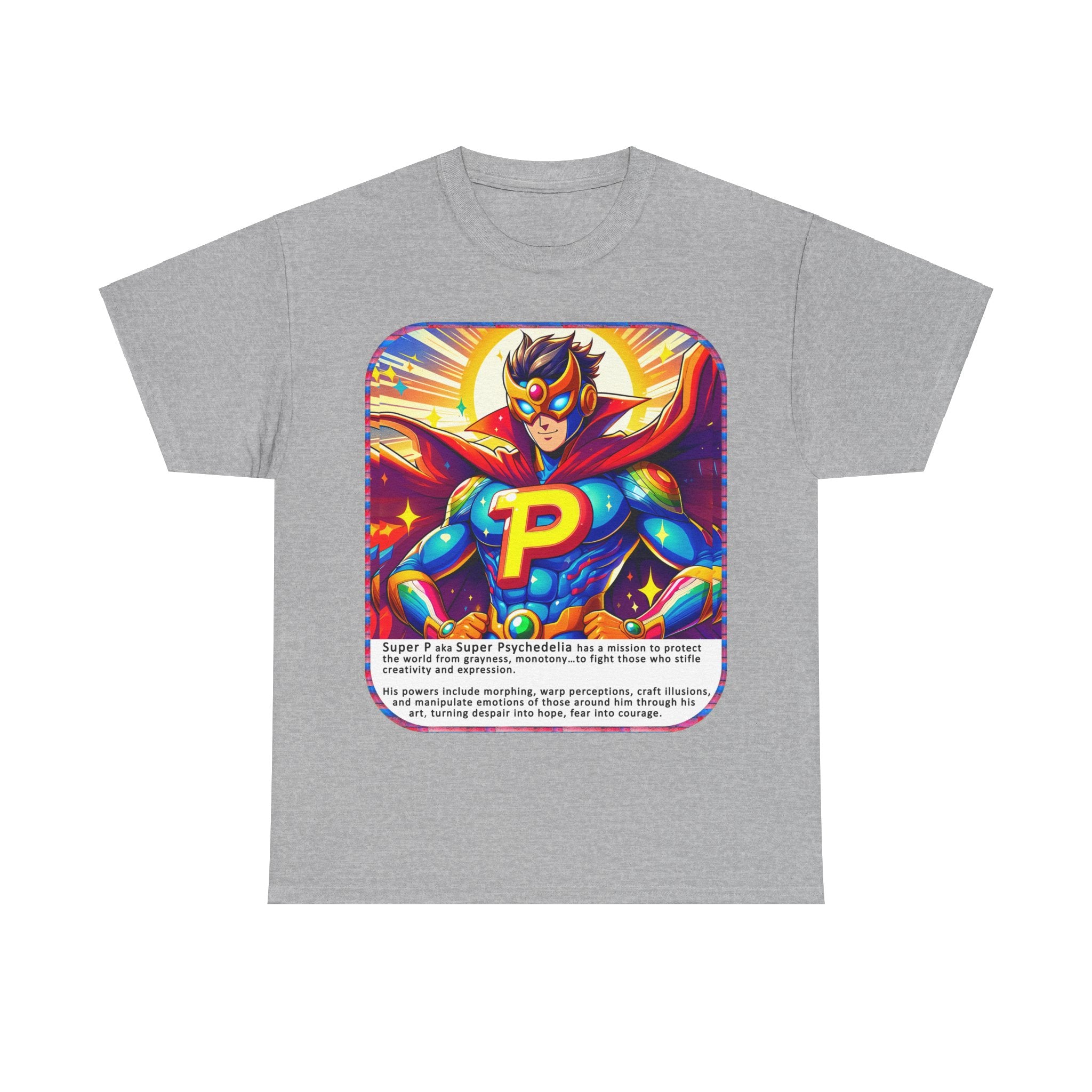 “Super P - Who - Chap 1 Ep 1” Heavy Cotton T-Shirt