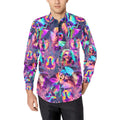 “Festival Fairies” Men’s Long Sleeve Button Down Shirt – No Pocket