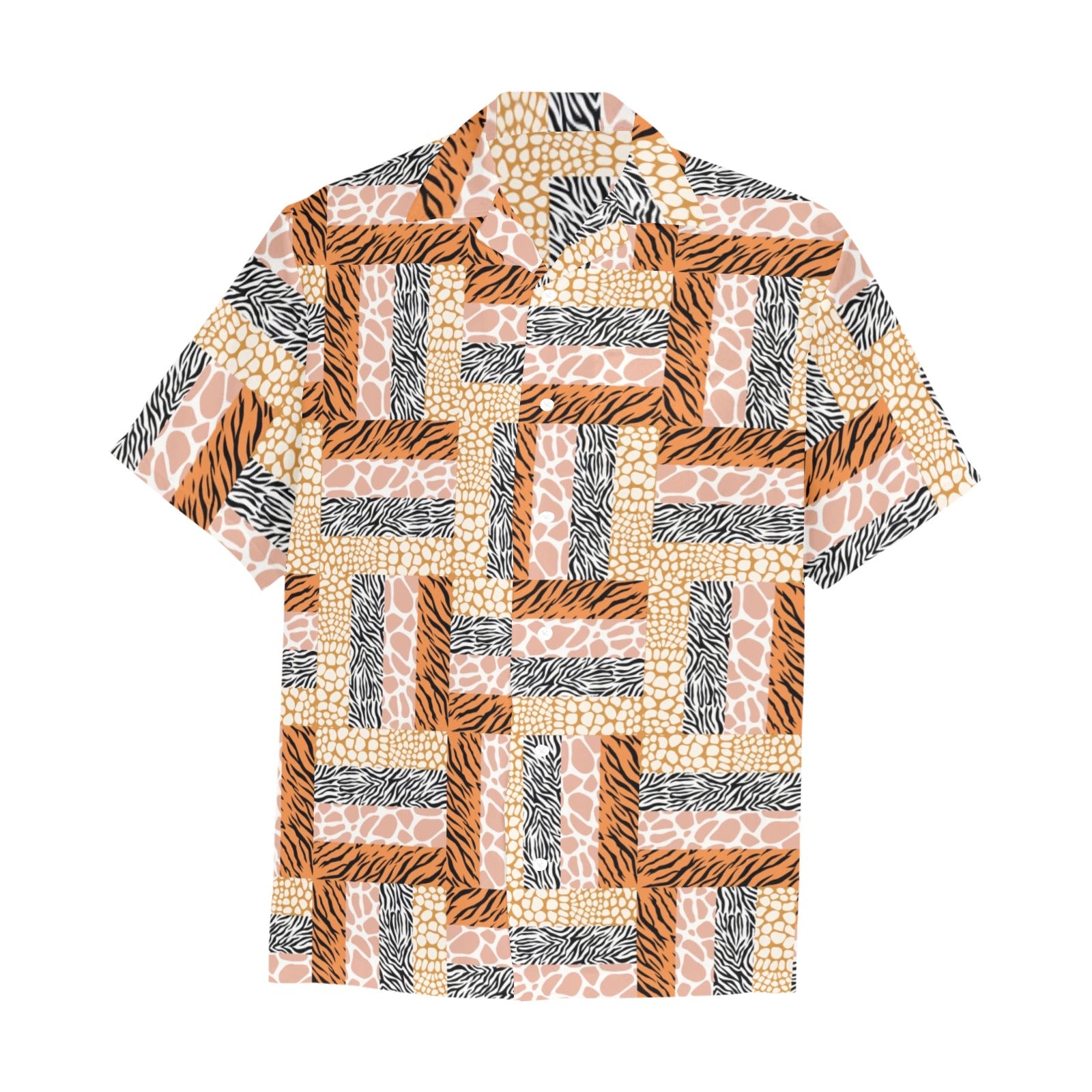 “African Rotating Safari” Men’s Lounge Shirt