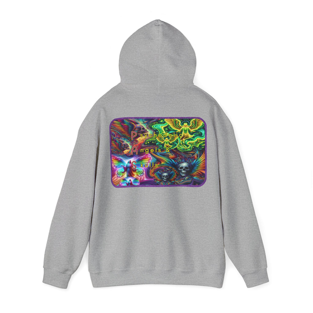 "Psychedelic Angels and Skulls" Men’s Hoodie