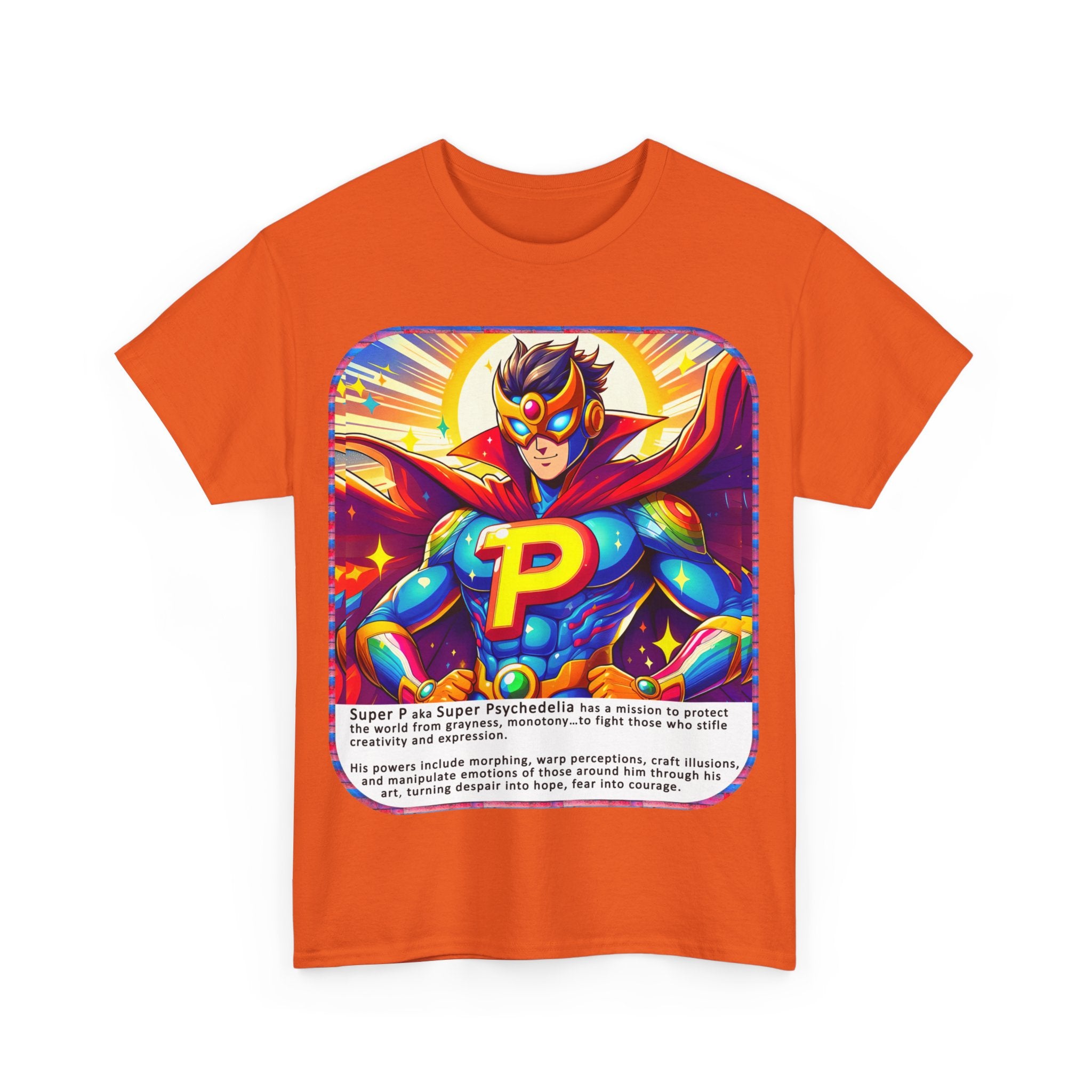 “Super P - Who - Chap 1 Ep 1” Heavy Cotton T-Shirt