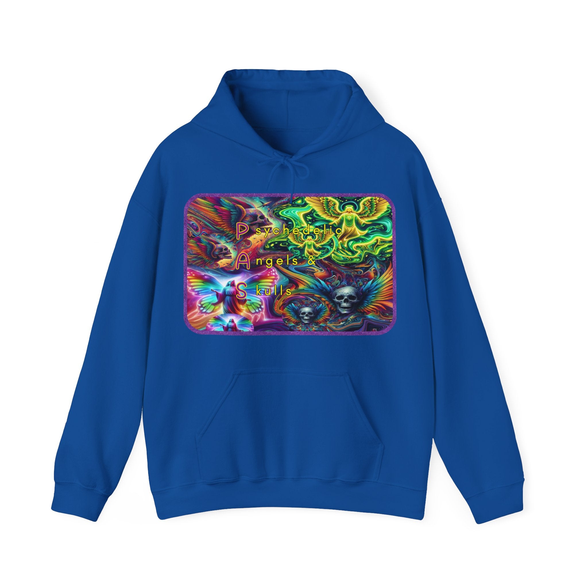 "Psychedelic Angels and Skulls" Men’s Hoodie