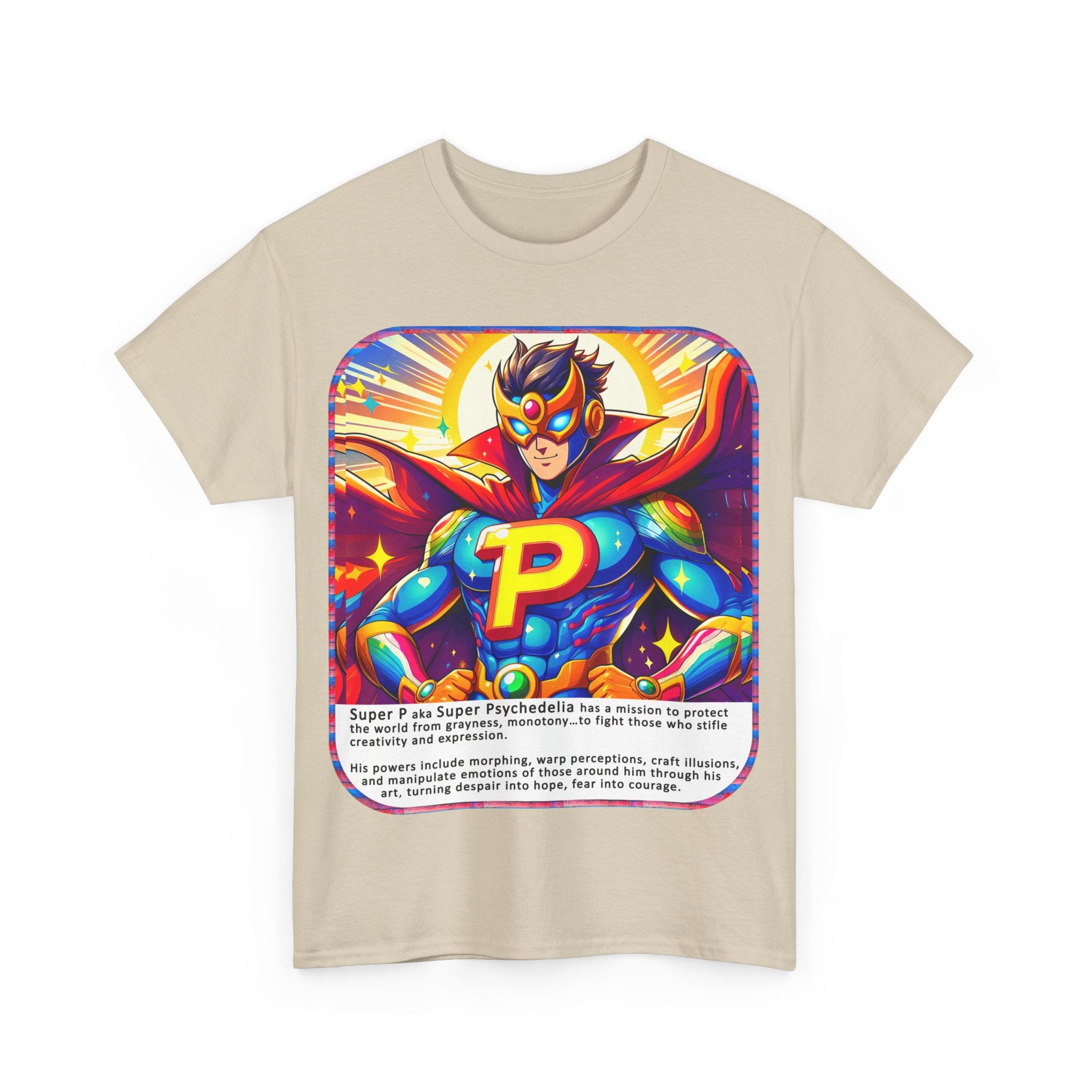 “Super P - Who - Chap 1 Ep 1” Heavy Cotton T-Shirt