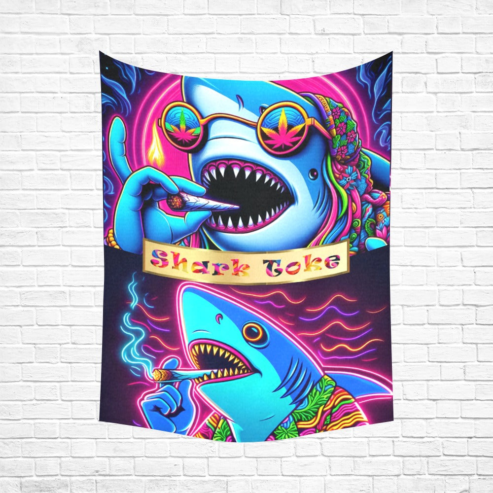 “Shark Toke” Wall Tapestry 60"x 80"