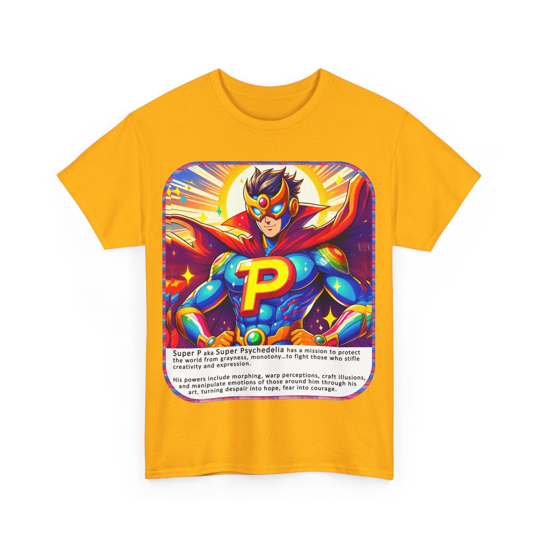 “Super P - Who - Chap 1 Ep 1” Heavy Cotton T-Shirt