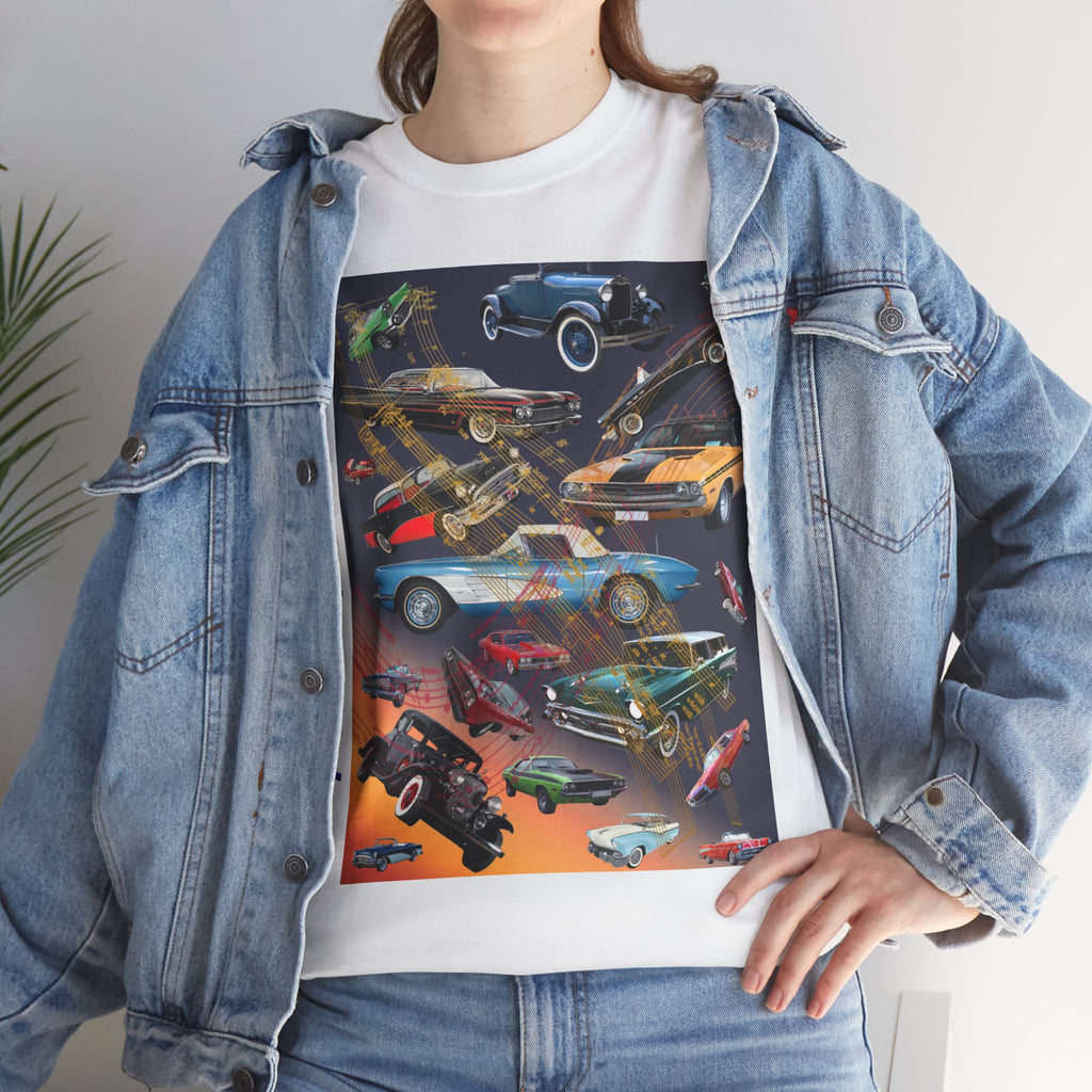 “Lucy’s Purple Muscles” Heavy Cotton T-Shirt