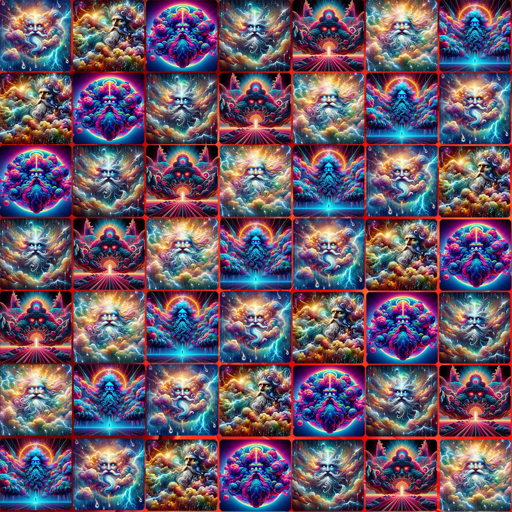 “Storm Clouds of God” Women's Elegant Long Sleeve Skinny Dress