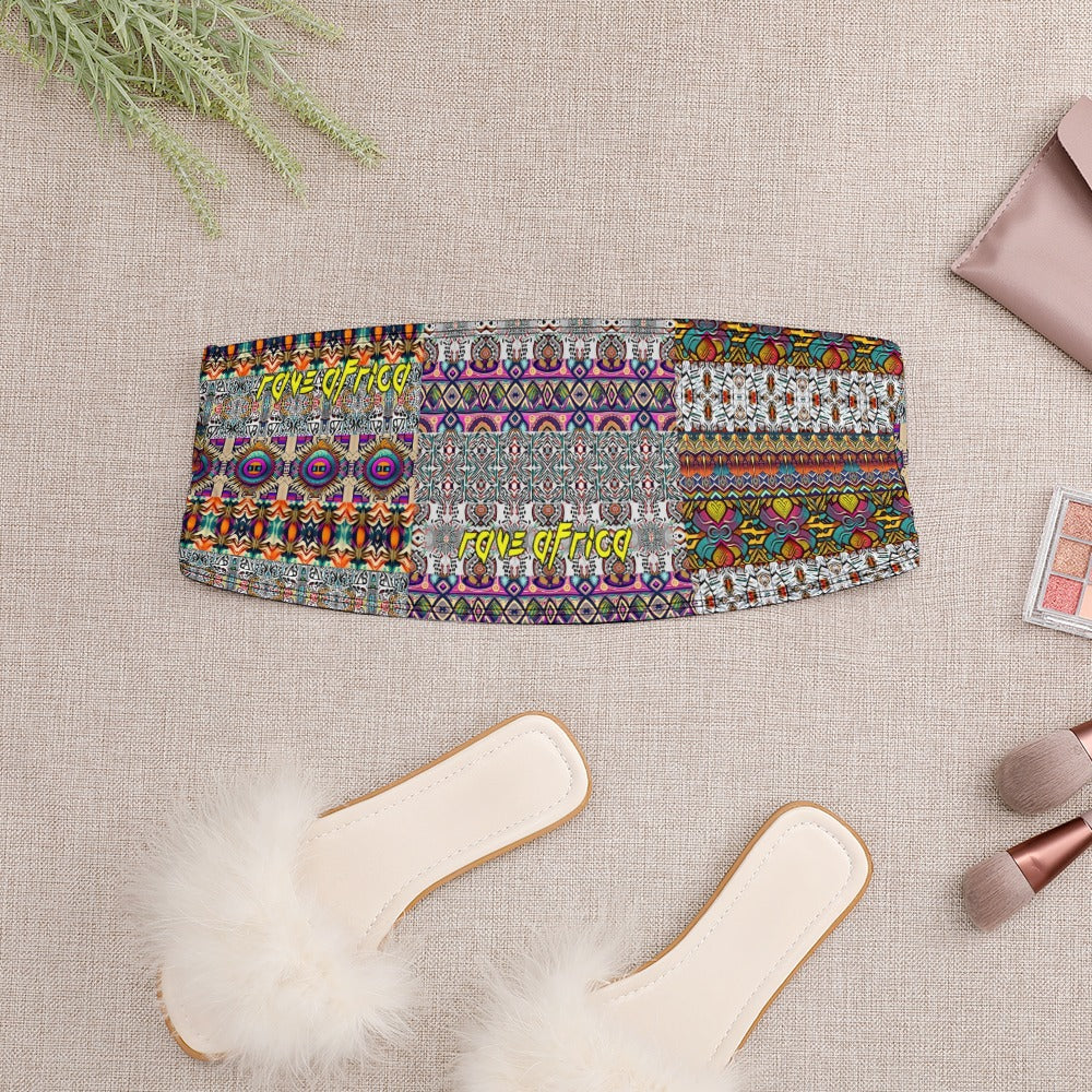 “Rave Africa” Women’s Tube Wrap Crop Top