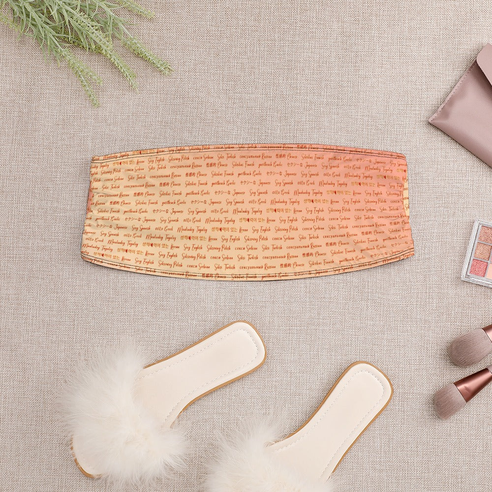 “Sexy” Women’s Tube Wrap Crop Top